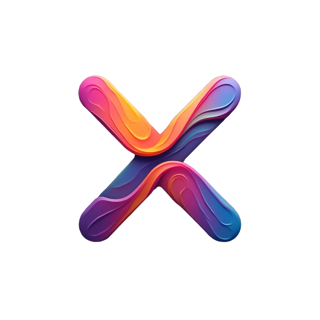 Colorful X Logo